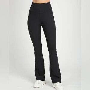 Blanc Noir Directional Rib Bootcut Pants